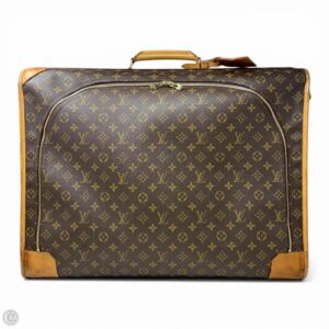 Vintage 2000 Pullman 60 Monogram Canvas & Vachetta Leather Suitcase Luxury Designer By Louis Vuitton, Size: Large