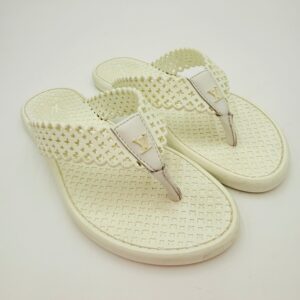 Sandals Luxury Designer By Louis Vuitton In White, Size:5