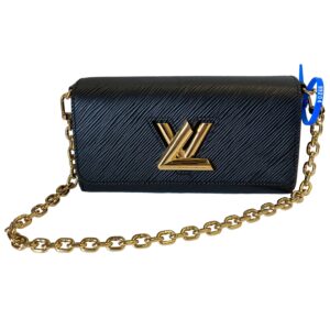 Handbag Luxury Designer By Louis Vuitton In Black, Size:Small